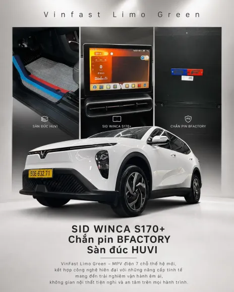 Top các nâng cấp cần thiết trên Vinfast Limo Green
