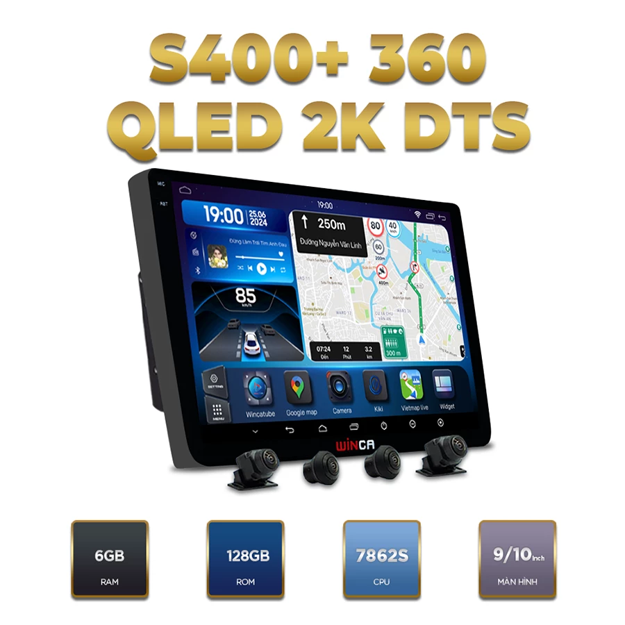 Màn Hình Android S400+ PRO QLED 2K DTS