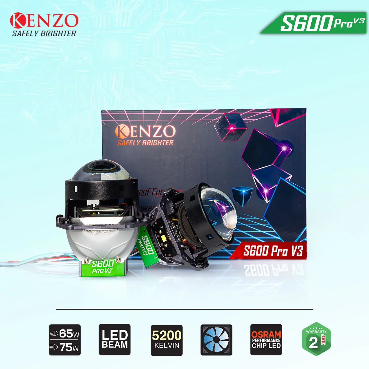 Bi Led Kenzo S600 Pro V3